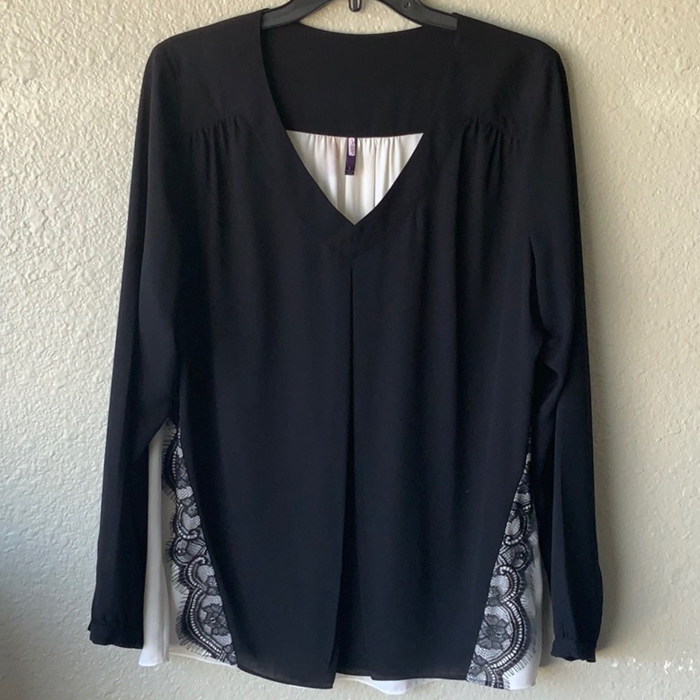 Sheer lace top